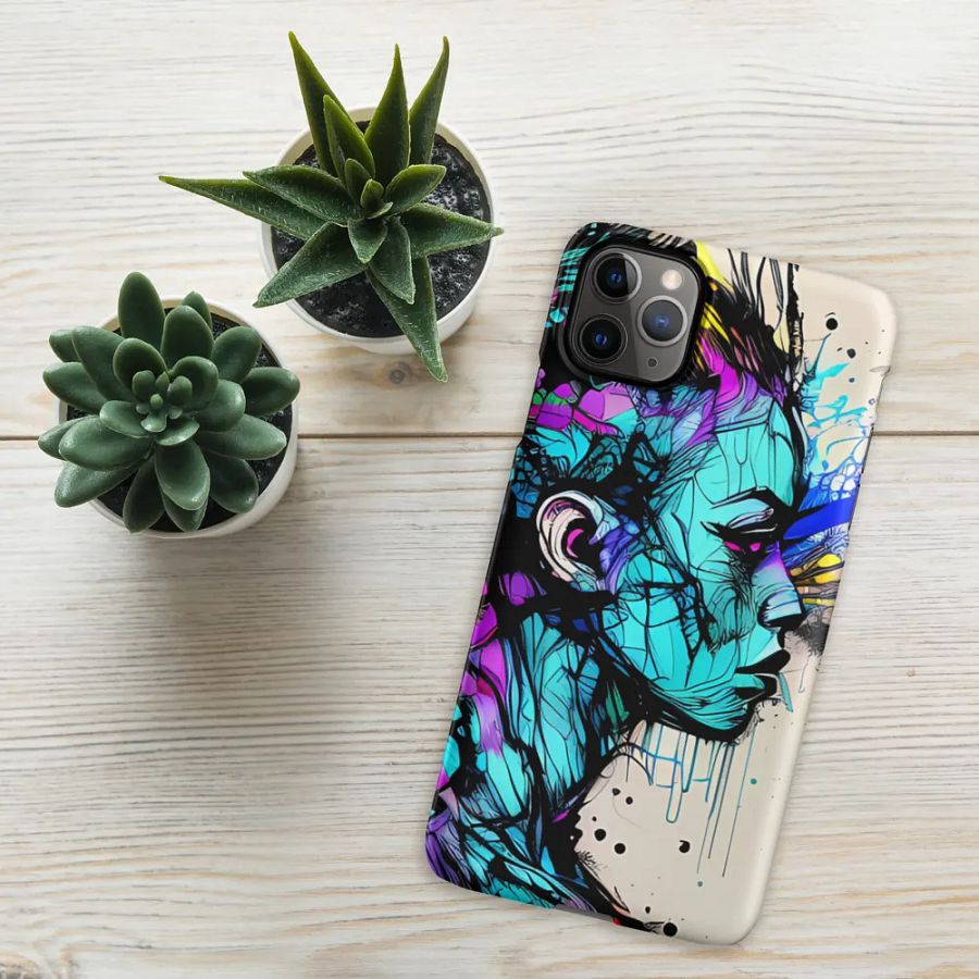 'Electric Emotions' Phone Case Painting Cover for iPhone 15 14 11 12 13 XR XS X 7 8 FE product image (52)