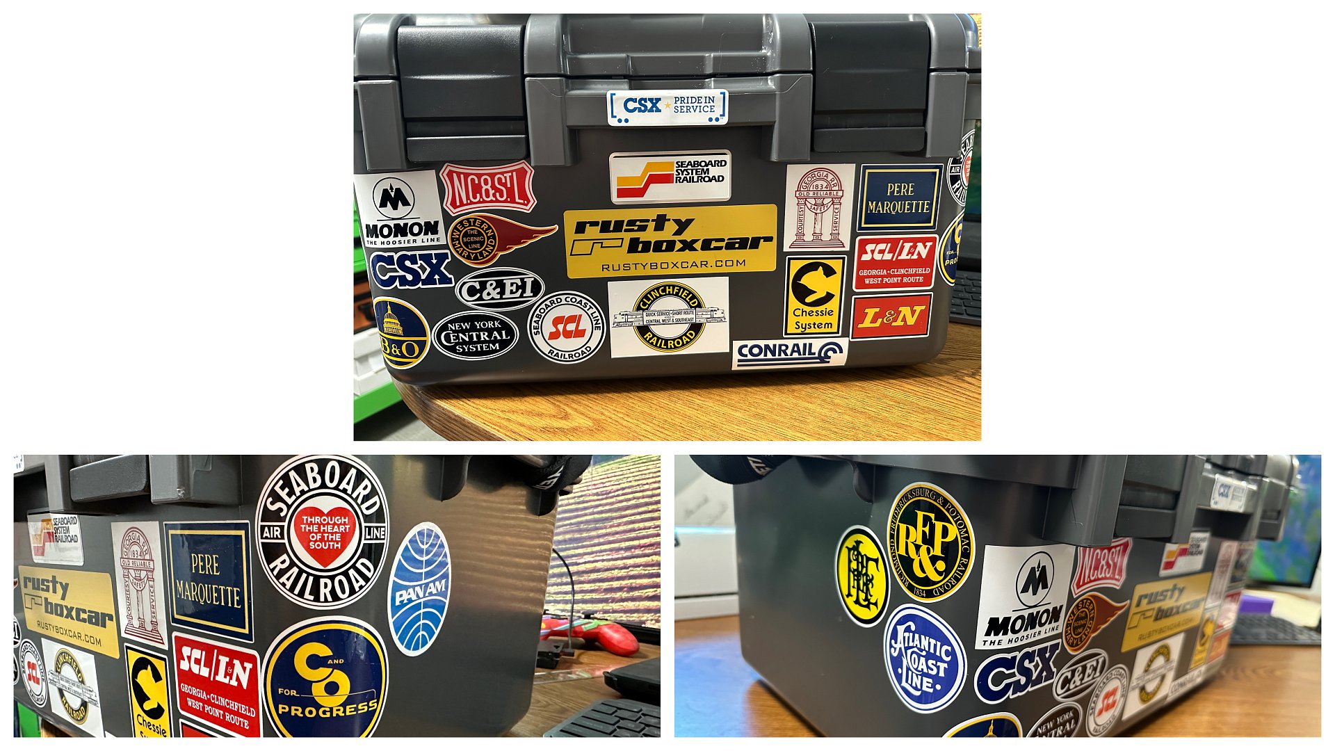 Set of 23 CSX Heritage Decals - 2.5" Each product image (6)