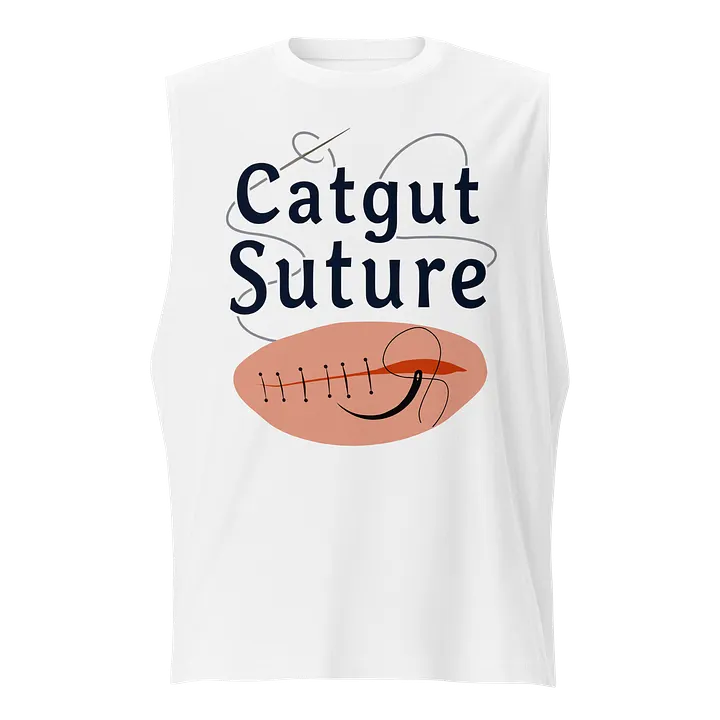 Medical Stitched Wound Graphic Muscle Tank product image (1)