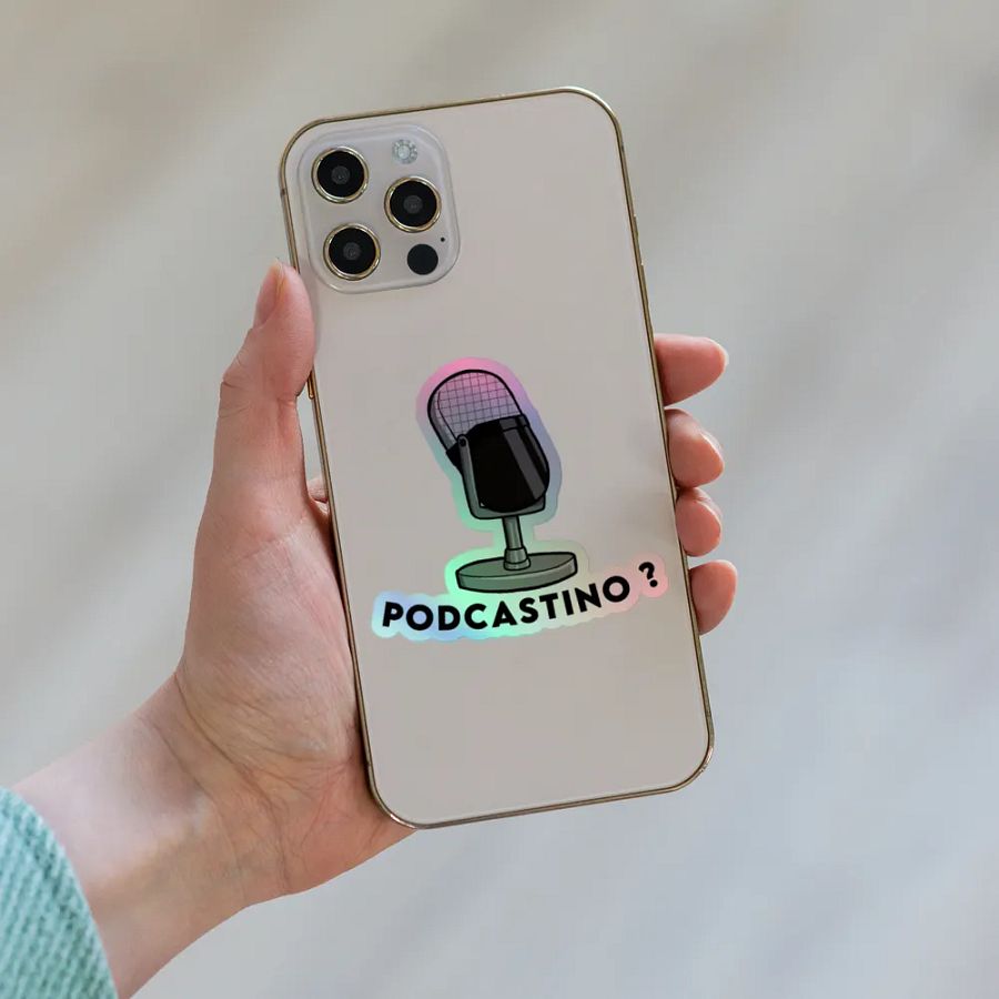 Podcastino - Sticker Olografico product image (8)
