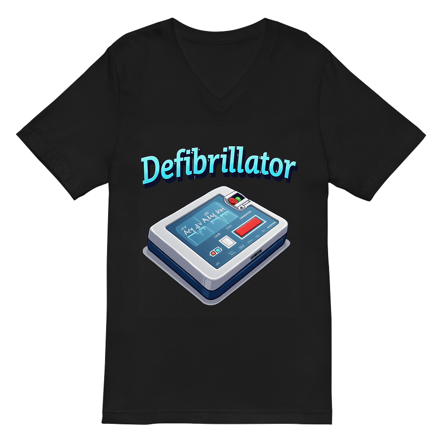 Shockwave Defibrillator Graphic v-neck Tee product image (3)