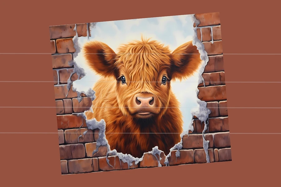 Highland Calf Hole in Wall Tumbler product image (8)
