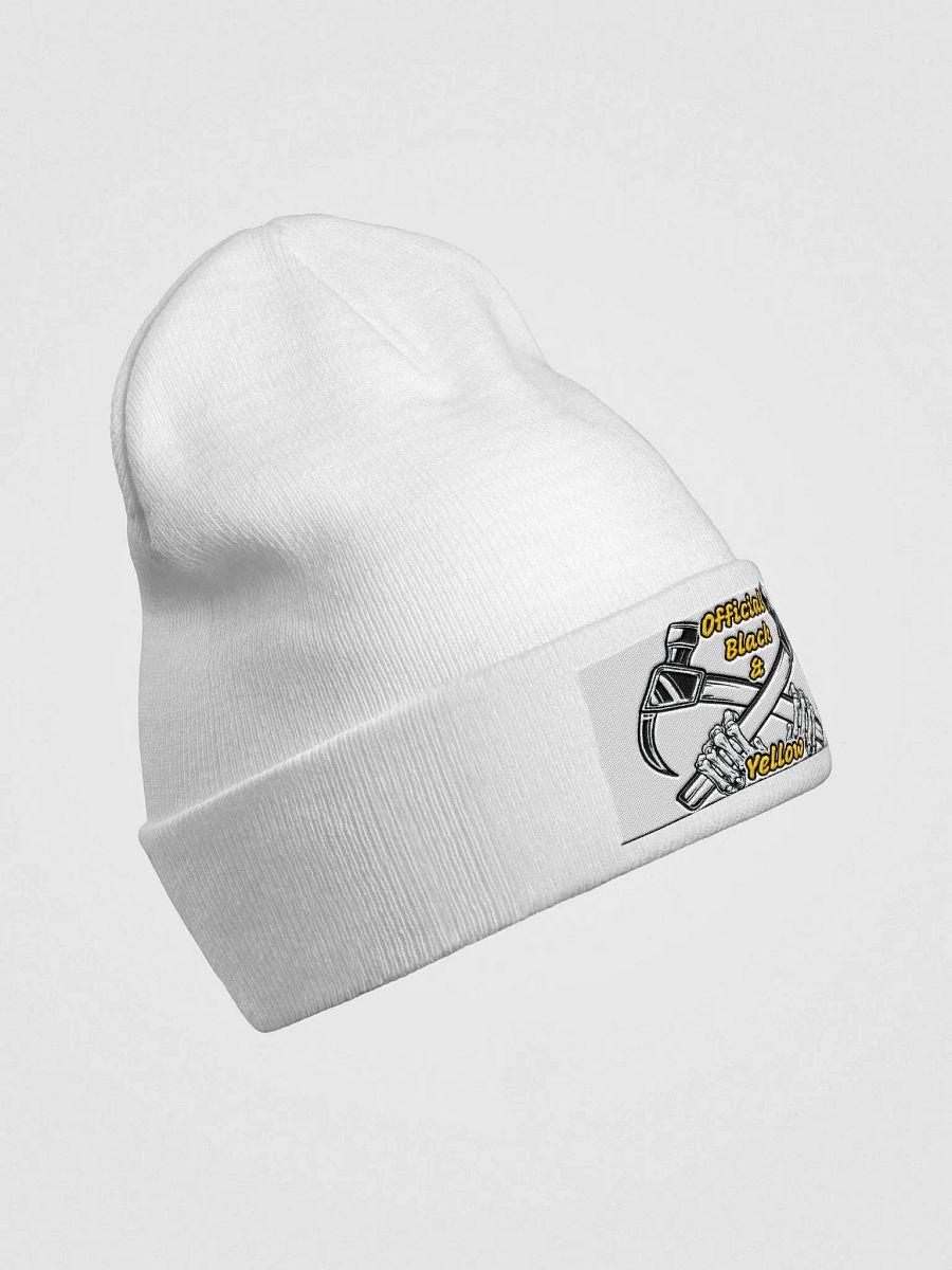 Official Black & Yellow Double Steel Knit Beanie product image (4)