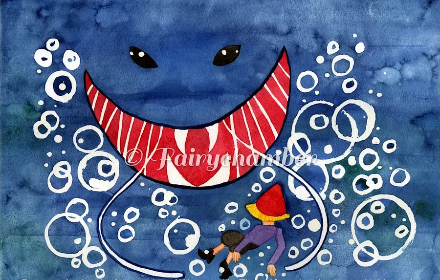 Pinocchio And The Monster Original Illustration product image (1)