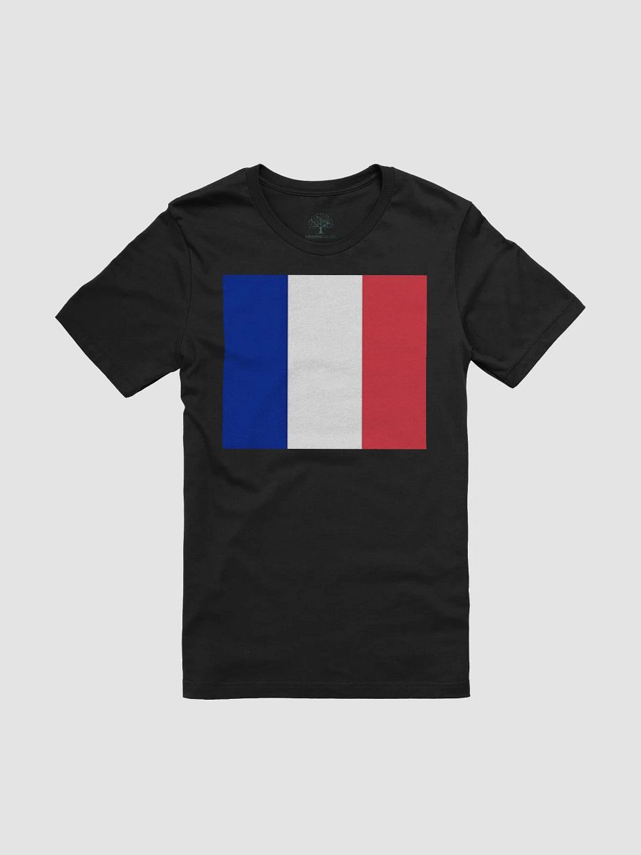 Exclusive Unisex France Flag Graphic Tee by Graphic Grove product image (3)