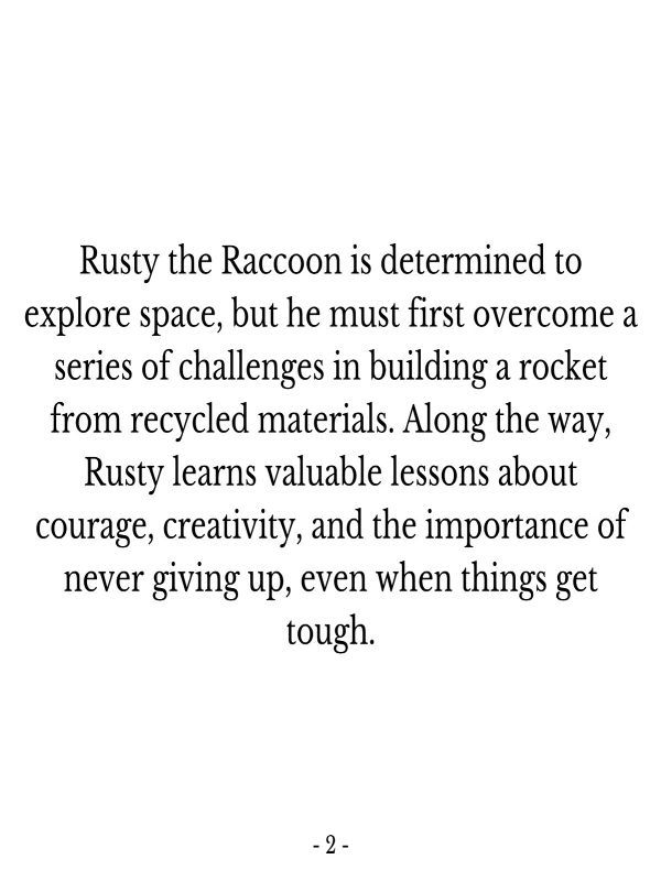 Rusty the Raccoon and the Recycled Rocket product image (2)