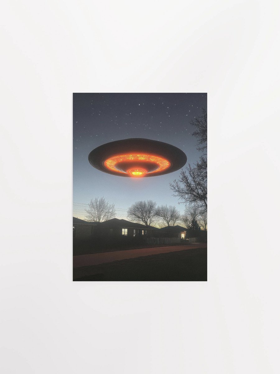 The Truth is Out There / The X-Files photo of UFO — sci-fi poster, movie art, I want to believe poster, space print, aliens wall decor product image (6)
