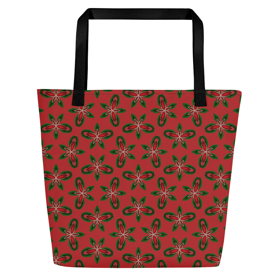 Red and Green Holiday Pattern Tote Bag product image (1)