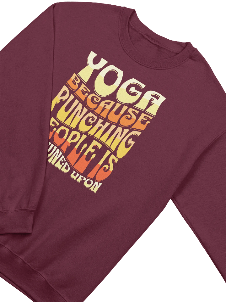 Yoga Humor Crewneck Sweatshirt product image (2)