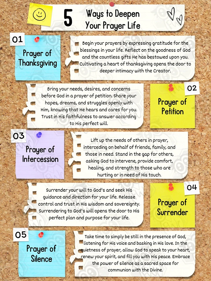 5 Ways to Deepen Your Prayer Life Free Printable product image (2)