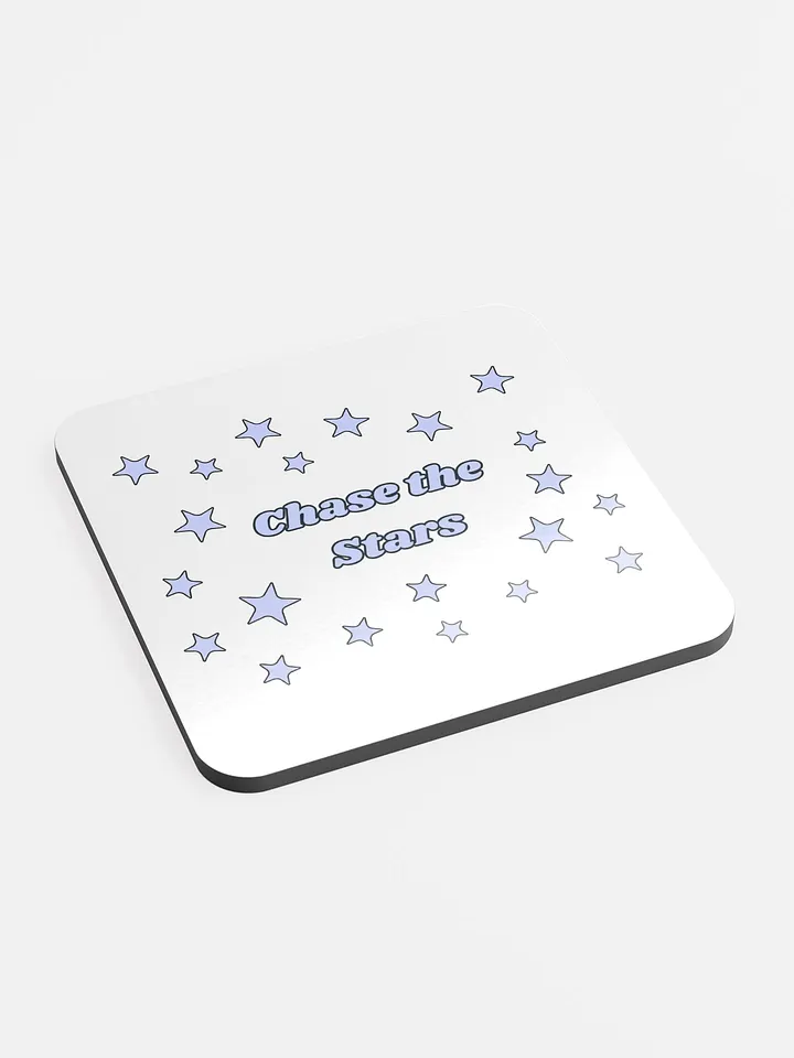 Chase the Stars Glossed Cork Coaster product image (2)