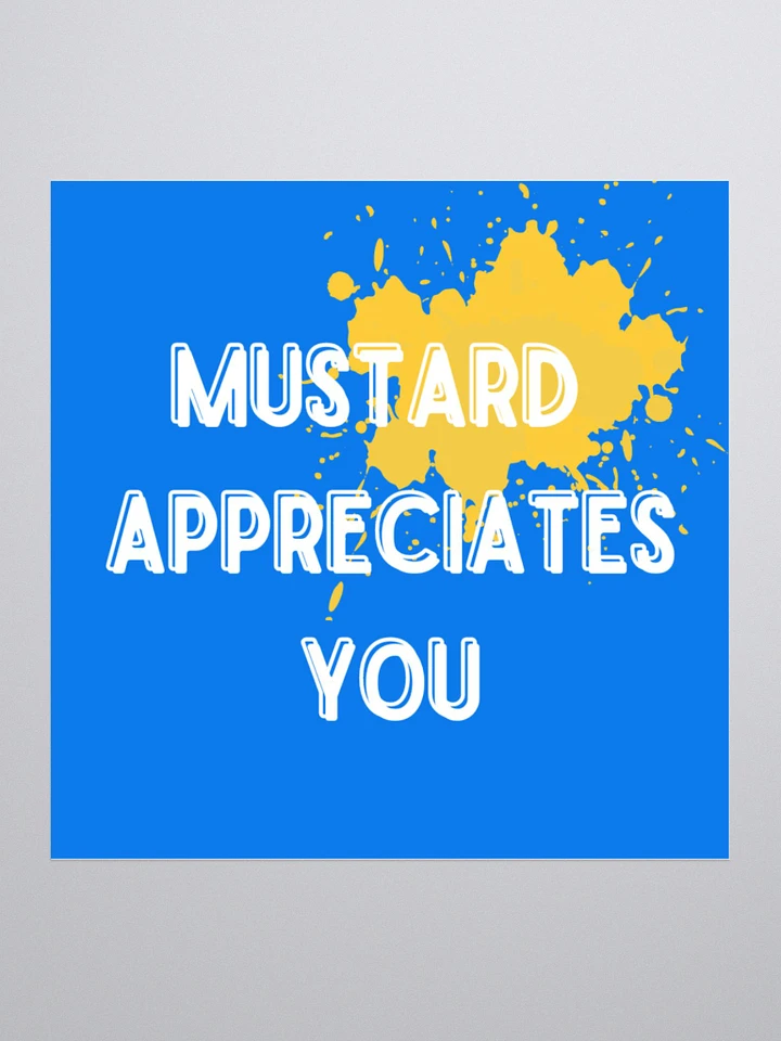 Mustard Appreciates You Sticker product image (1)