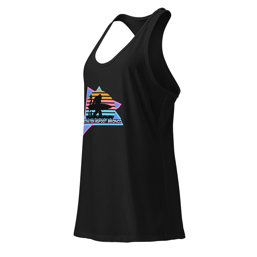 Destination Bigfoot Bronco Retro-Inspired Next Level Women's Racerback Tank Top (Multi Color Options) product image (7)