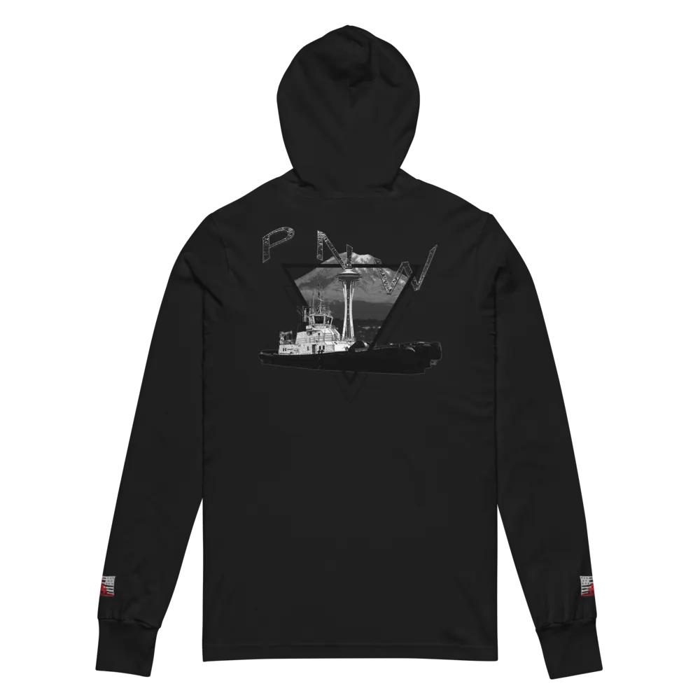 Triangle-Mt Raine- PNW Tug Response hoodie Tee product image (6)
