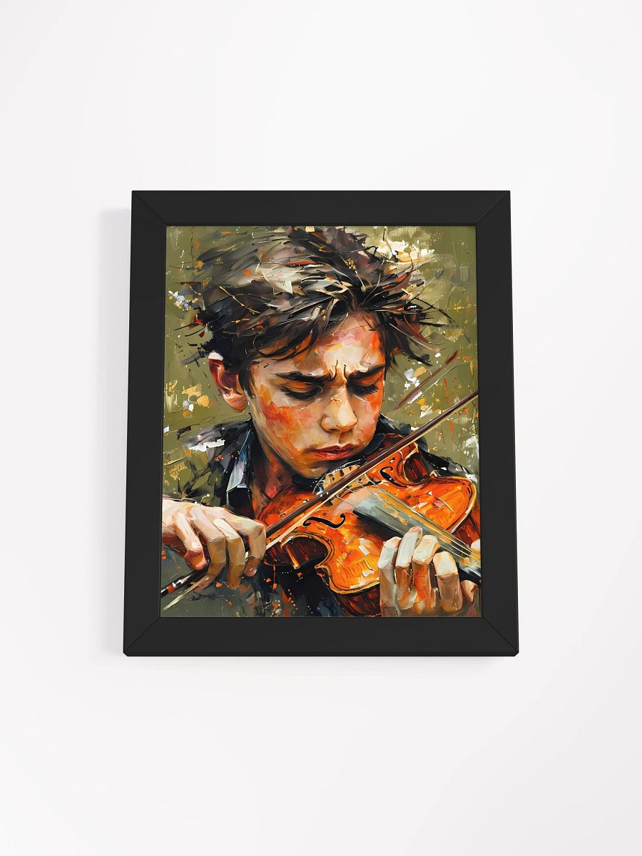 Vibrant Violinist Framed Poster product image (2)