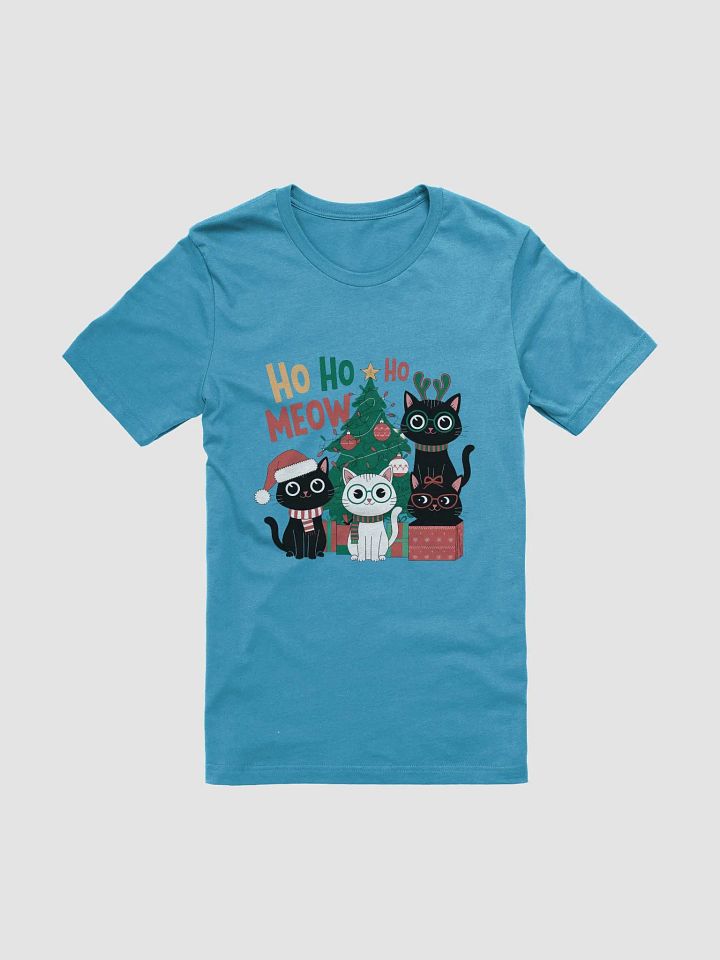 Ho Ho Meow Christmas Cat T-Shirt product image (11)