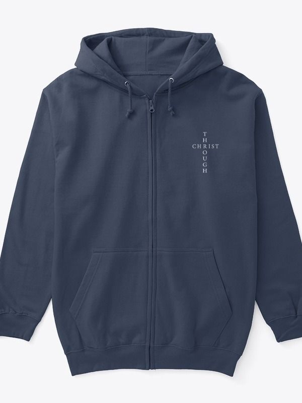 Not By Might Hoodie – Zechariah 4:6 product image (2)