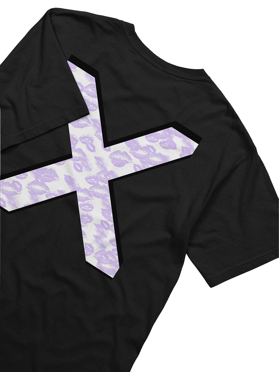 White X Lilac Lipstick Kisses | Shirt product image (2)
