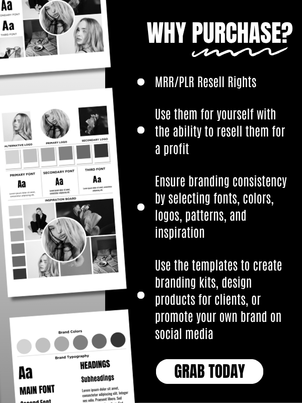 MRR/PLR Brand Board Template product image (3)