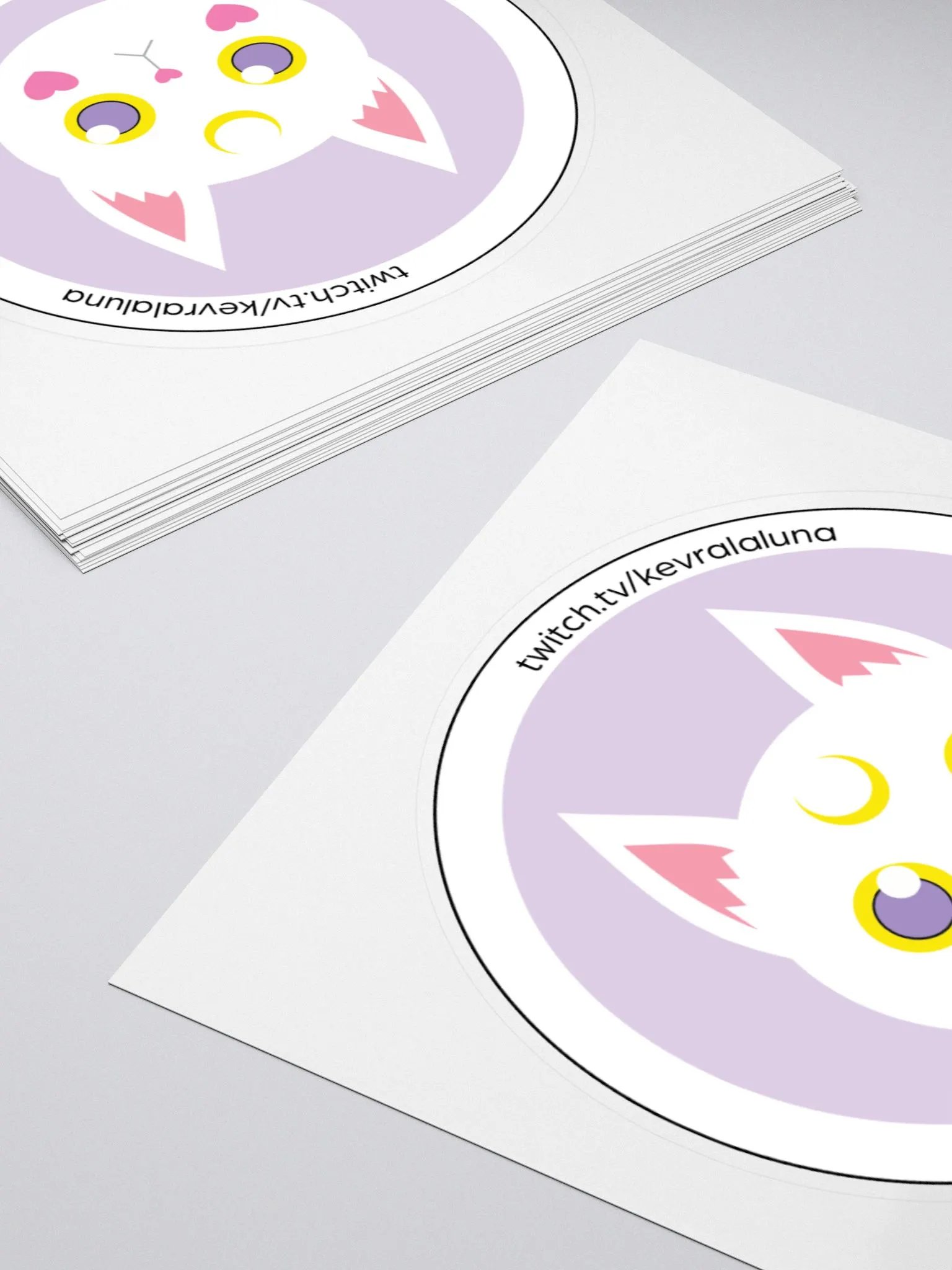 Whitecat Emote Sticker product image (8)