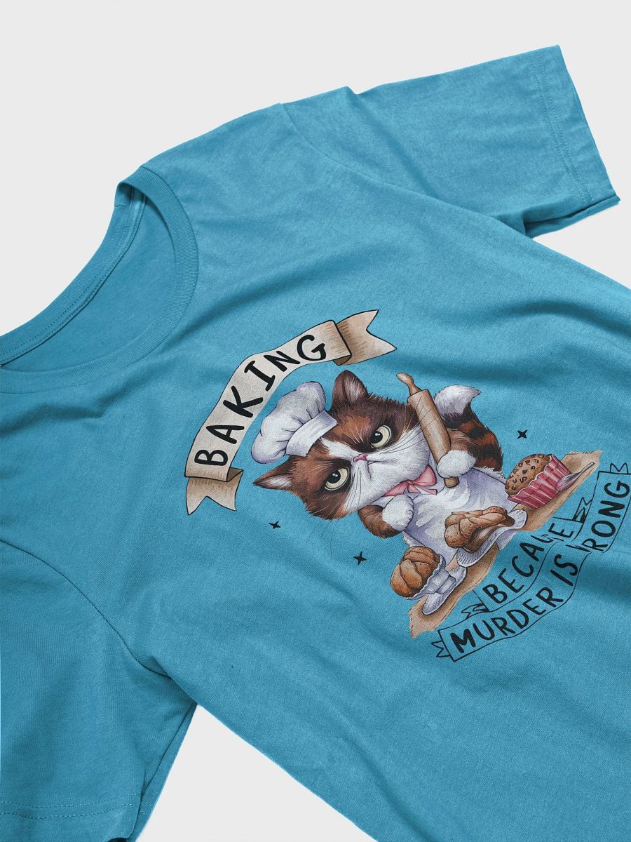 Funny Grumpy Cat T-Shirt - 'Lazy Is a Strong Word' Design product image (5)
