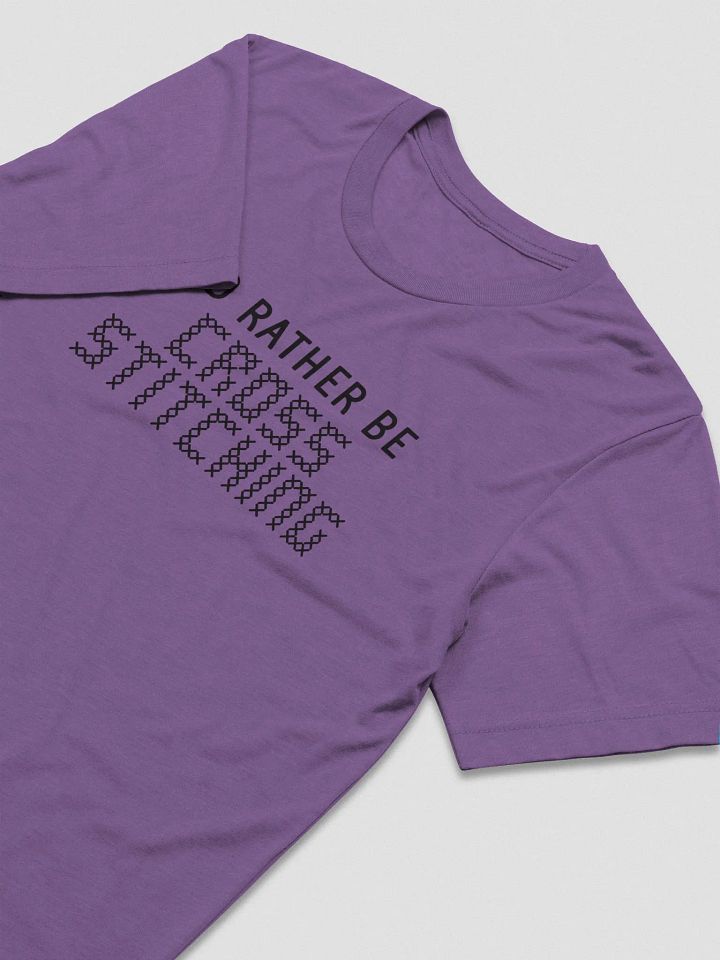 I'd Rather Be Cross Stitching Unisex Tee product image (2)