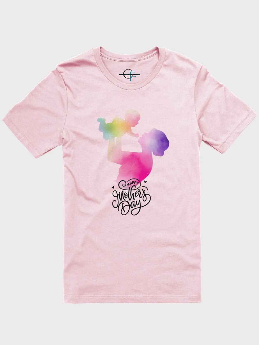 Bella + Canvas “Happy Mother’s Day” Watercolor Silhouette T-Shirt – Soft & Sentimental product image (8)