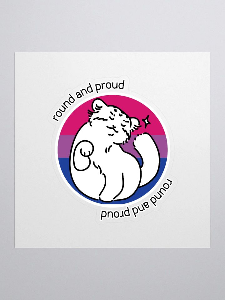 Round and Proud Manul Bisexual Version - Sticker product image (2)
