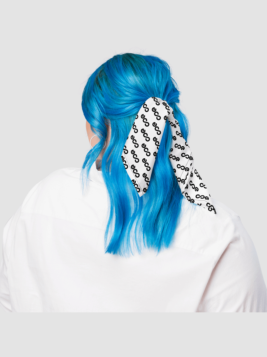 ALL OVER PRINT BANDANA - WHITE product image (3)