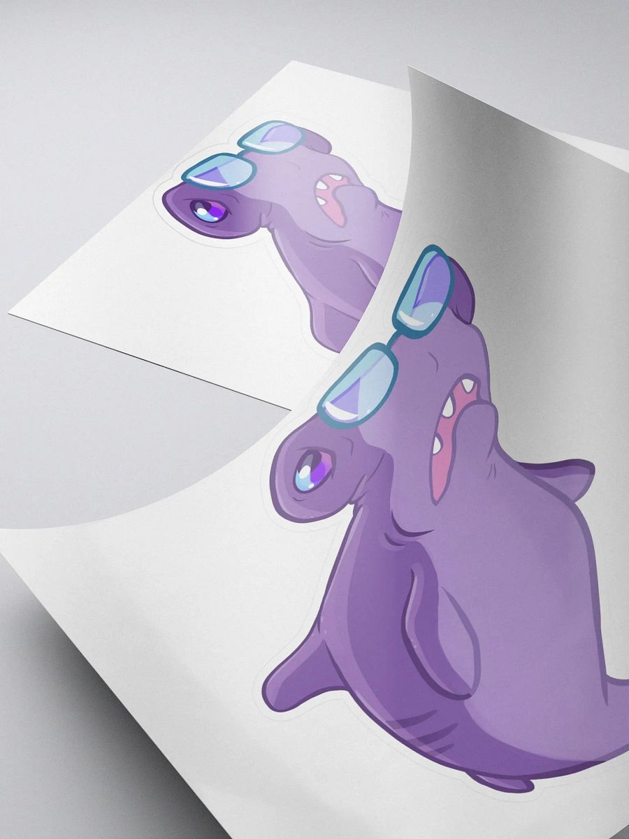 Glasses Shark Sticker product image (5)