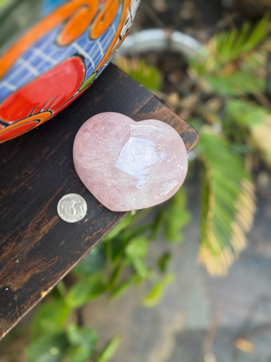 Heart-Shaped Rose Quartz — 8 oz! product image (3)