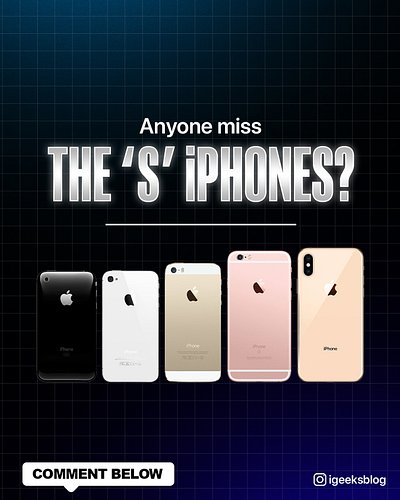 Comment Below 👇
.
.
#igeeksblog #iPhones #iPhone6s #iphone6splus #iphone4s #oldiPhone #trend #share #tips #tricks #viral #pos...