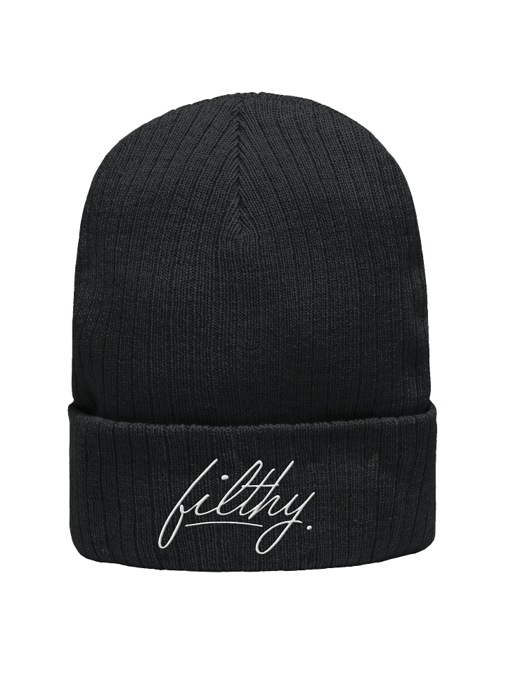 Signature FILTHY embroidered beanie product image (1)