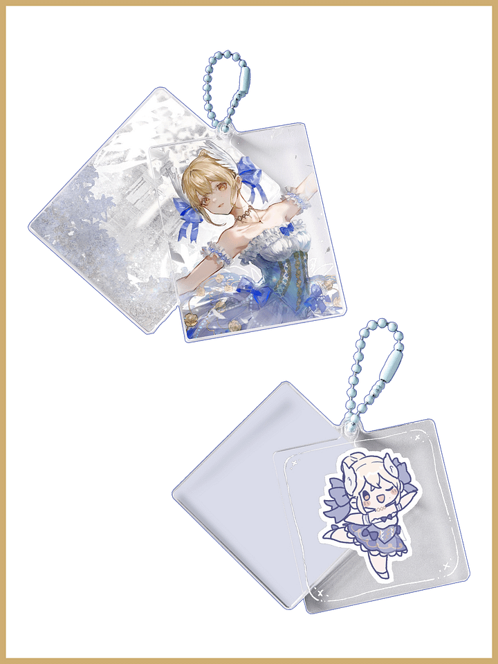 ʚ♡ɞ Ballerina Layered Keychain - PREORDER ʚ♡ɞ product image (1)