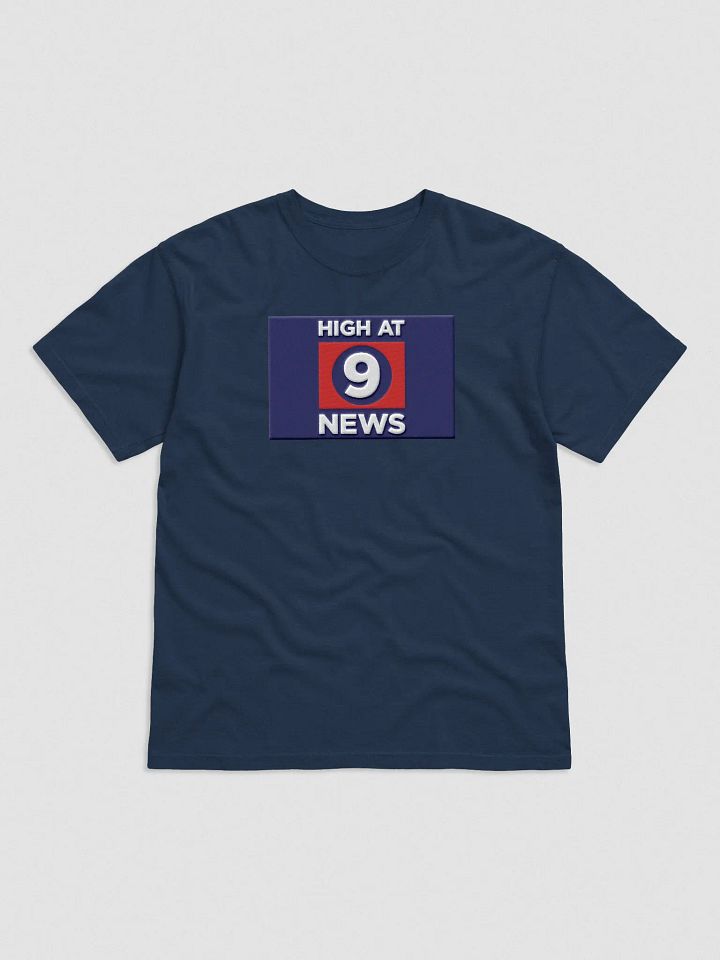 HA9N Official Logo Embroidered Navy T Shirt product image (1)