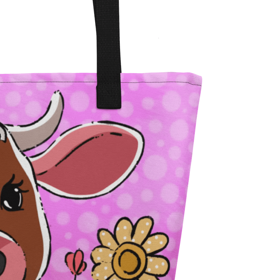 Cow Coffee Break Tote Bag product image (4)