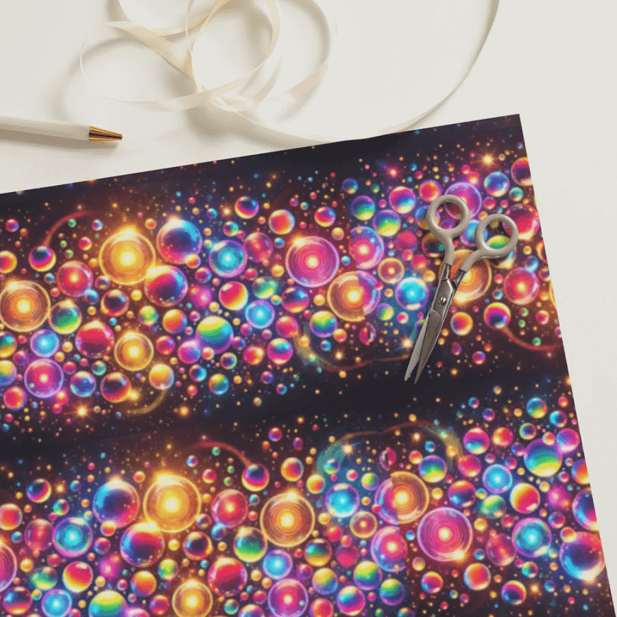 Colorful Circles Wrapping Paper Set product image (11)