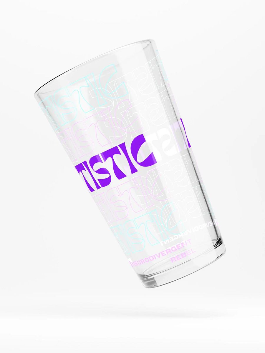 Autistic Shaker Pint Glass product image (4)