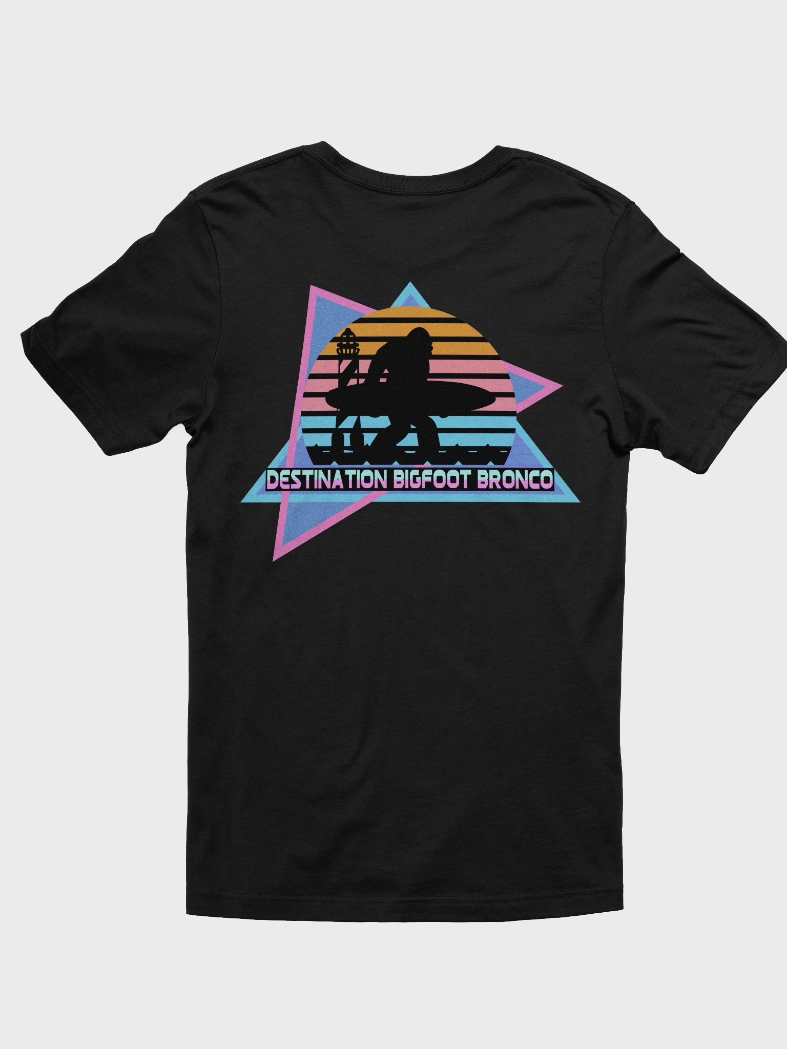 Destination Bigfoot Bronco Retro-Inspired T-Shirt (Black) product image (2)
