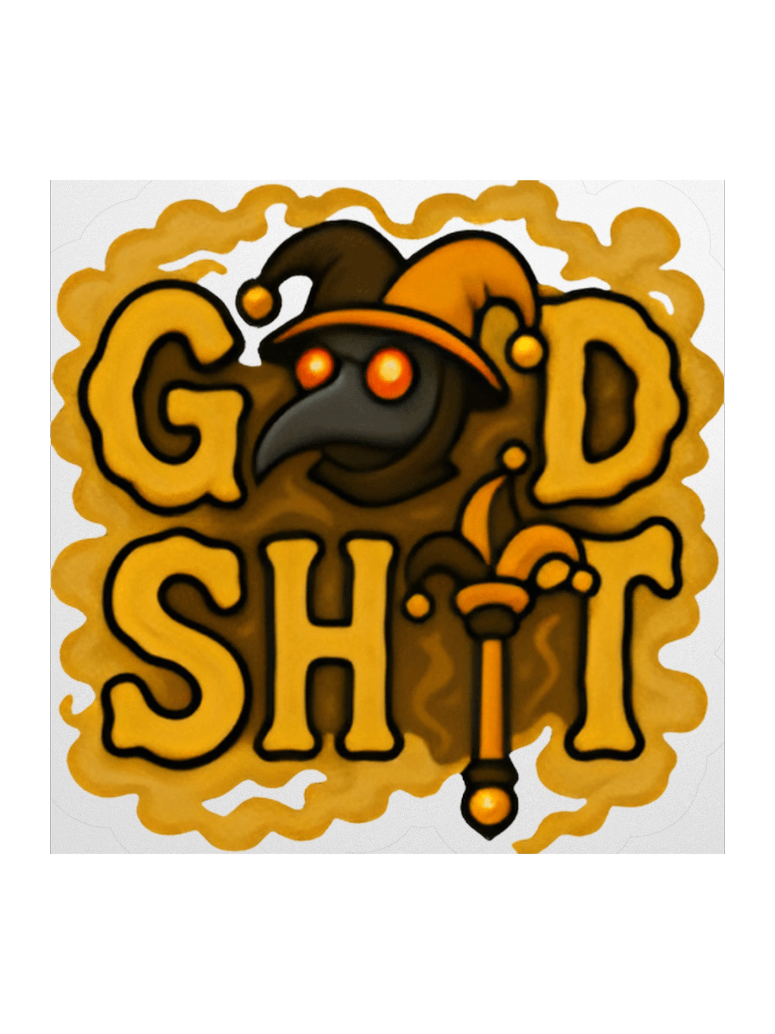 Plague Jester "Good Shit" Kiss Cut Stickers product image (2)