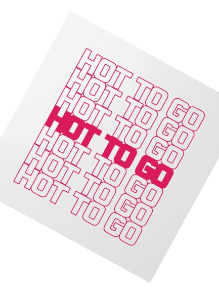 HOT TO GO Sticker product image (7)