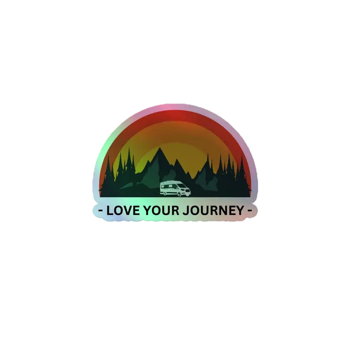 Love Your Journey Holographic Sticker product image (1)