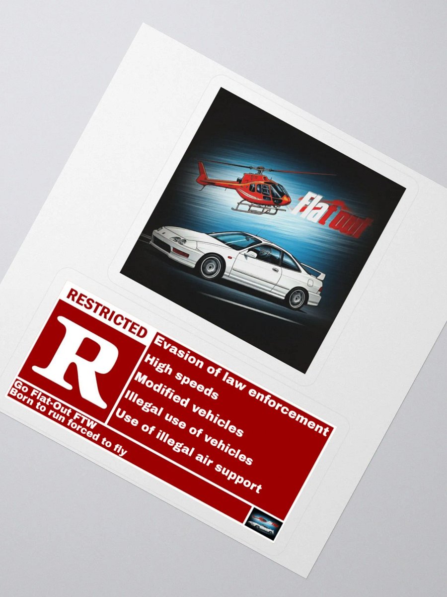 WRX.PILOT x Flat-Out Sticker set product image (2)