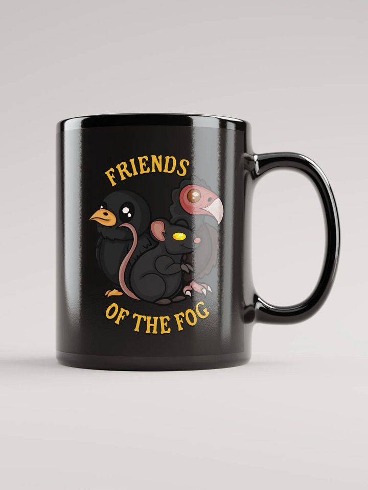 Friends of the Fog Black Glossy Mug product image (2)