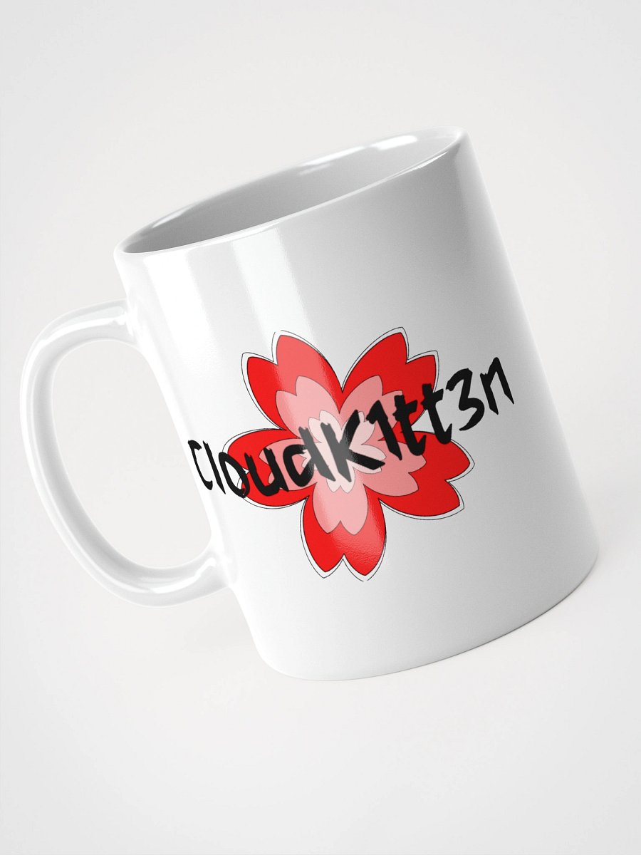 Japanese Brush Hand Heart Sakura Mug product image (4)