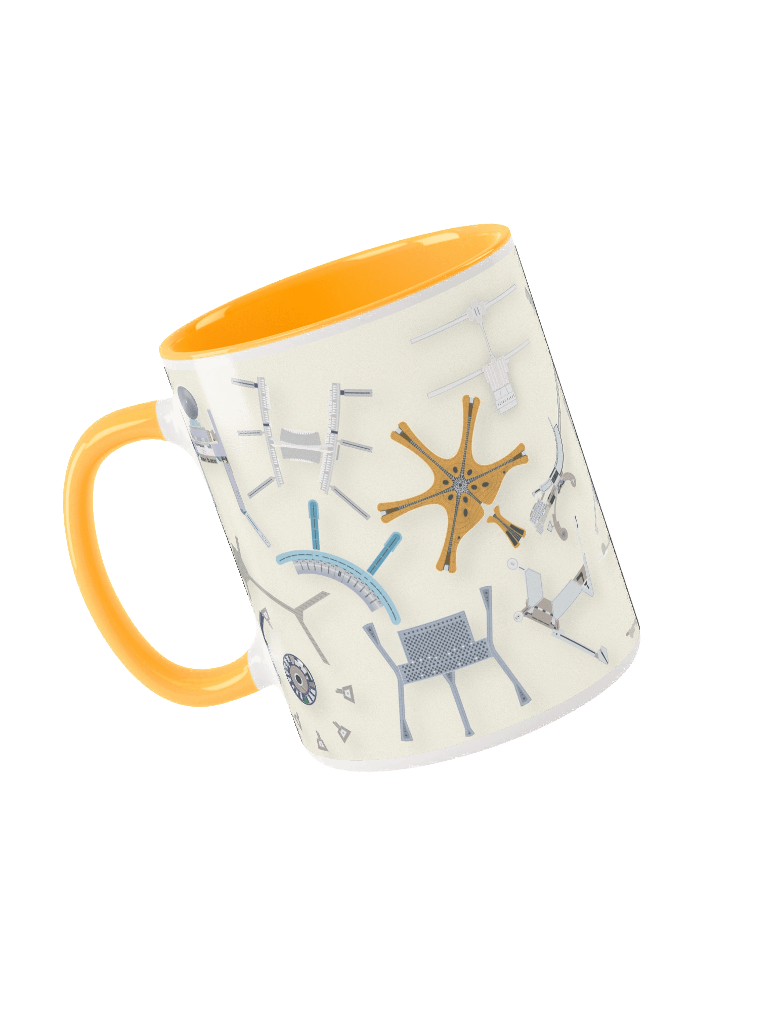 Airport Terminals - Mug Beige/Orange product image (3)