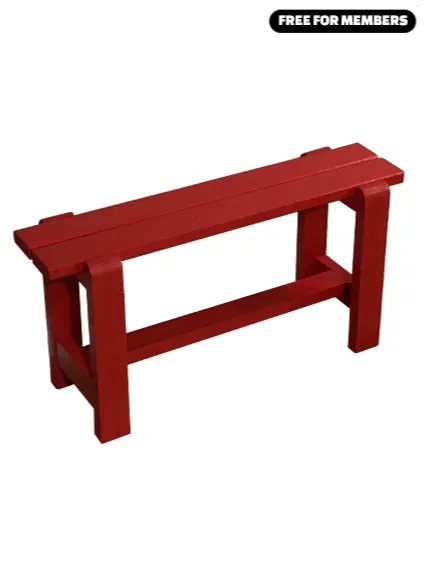 [Build Plans] Small 2x4 Bench product image (1)
