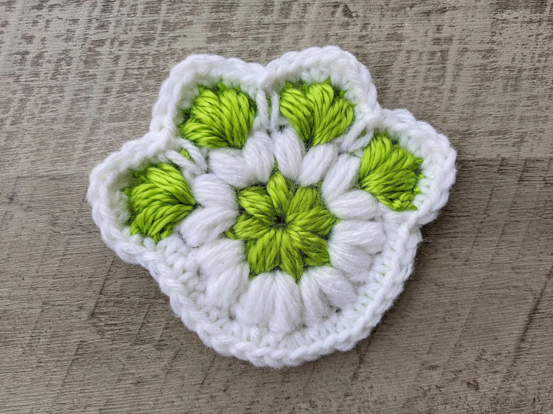 Crochet Paw Print Coaster Pattern product image (7)