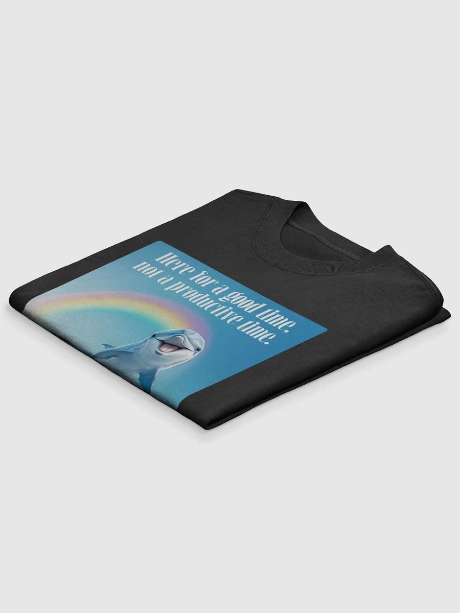 Here for a Good Time, Not a Productive Time Oversized Faded T-Shirt product image (7)
