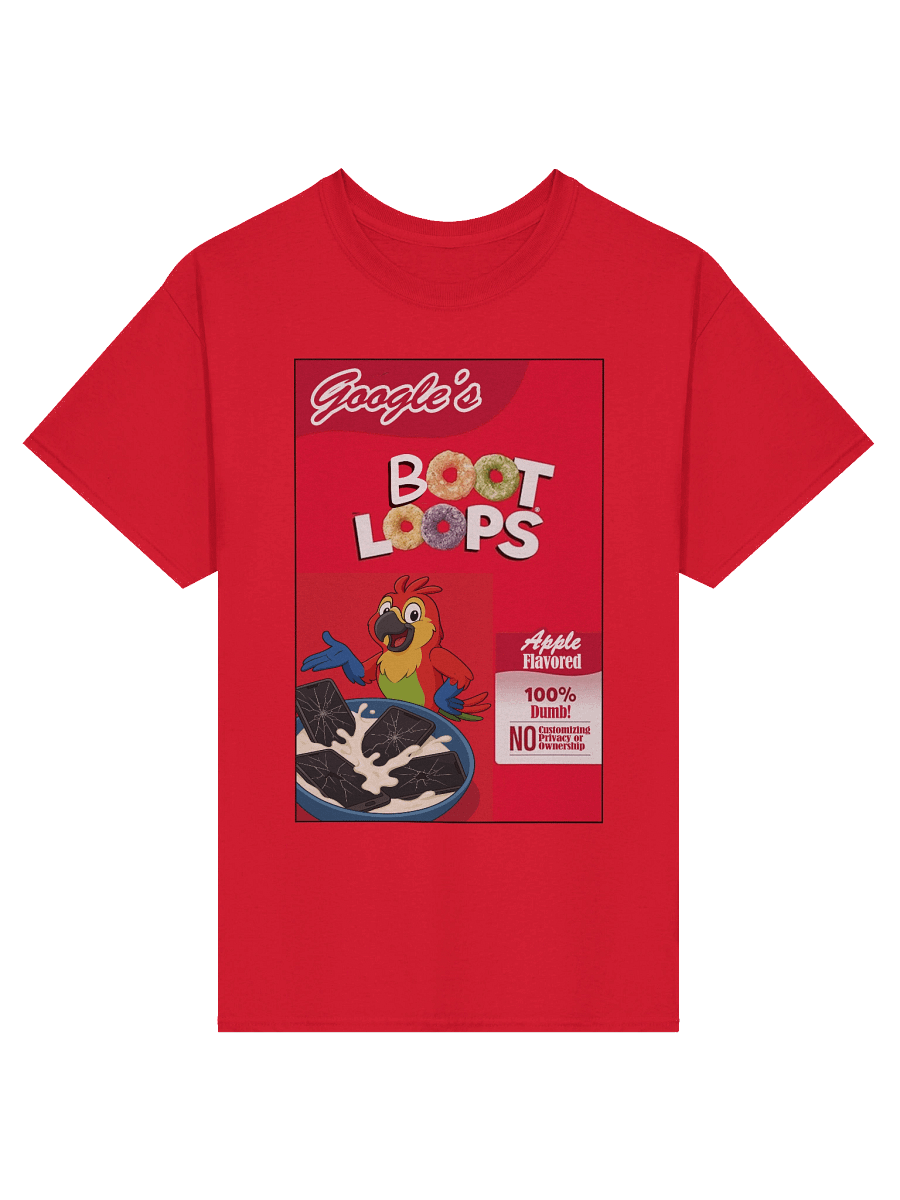Google's Apple Flavored Boot Loops Tee product image (1)